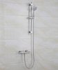 100mm Hand Held Bar Mixer Shower Kit Round Head Cool to Touch Th