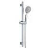 djustable Chrome Shower Kit Set with Three Functions Shower head